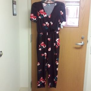 Purple floral jumper